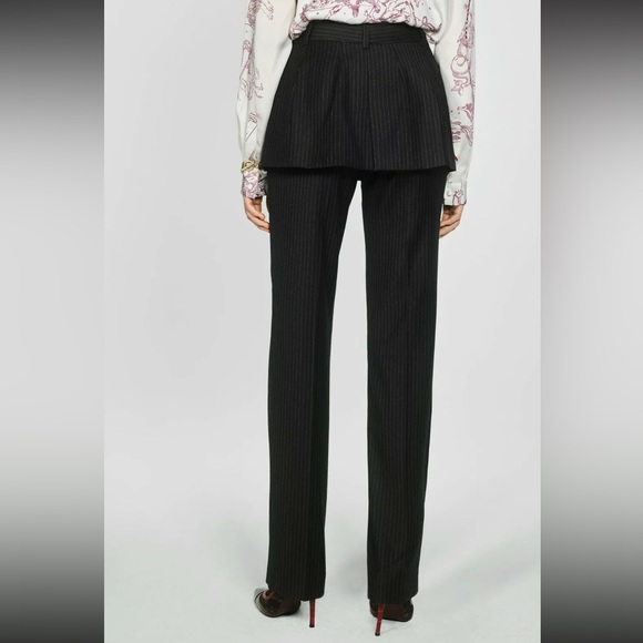 ZARA PINSTRIPE PANTS WITH SKIRT SIZE XS - Picture 5 of 16